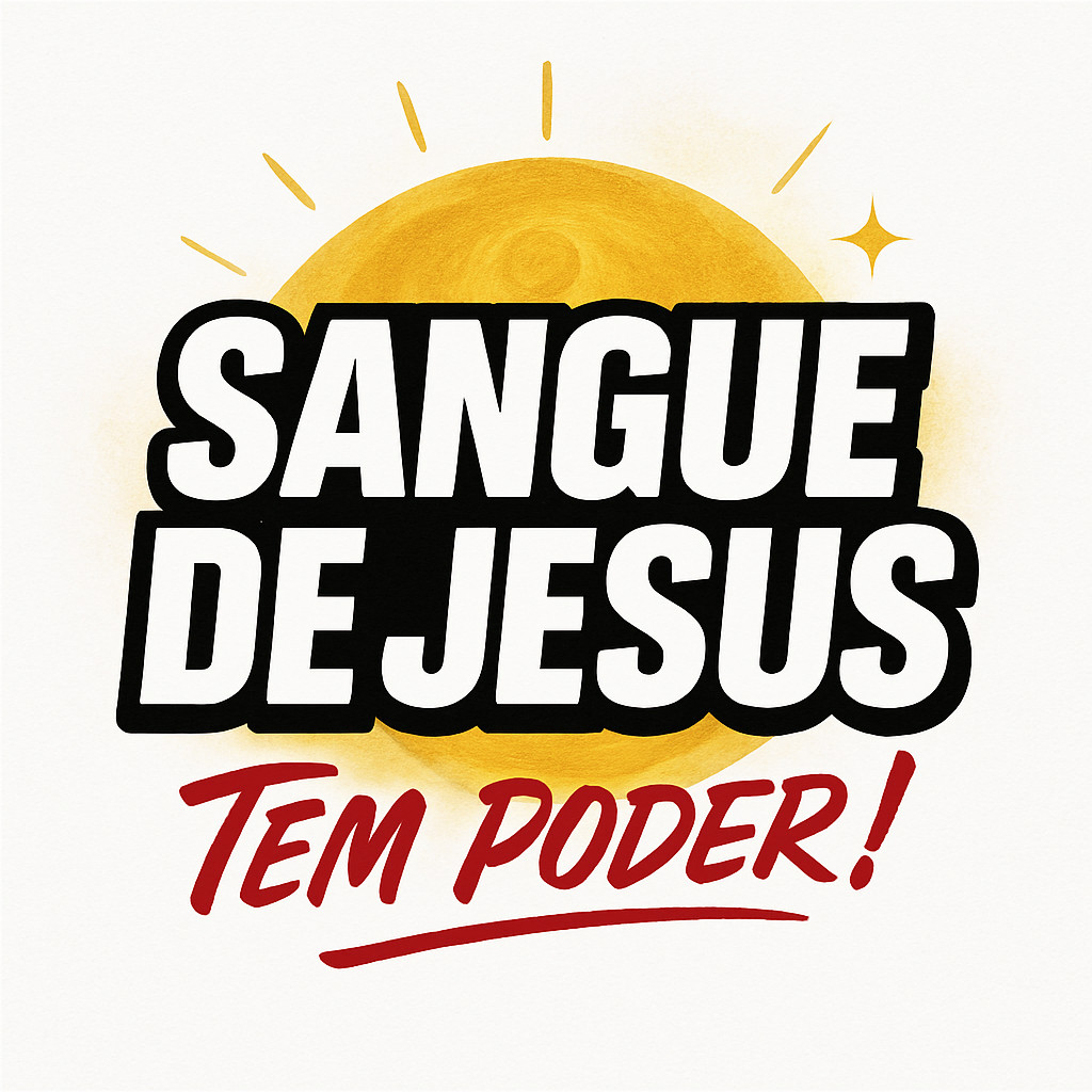ADESIVO SANGUE DE JESUS TEM PODER 15 CM PARA CARRO MOTO E CAMINHÃO em Oferta na Shopee