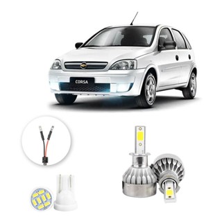 Lampada Farol Milha Led Chevrolet Corsa 2002 A 2012 20000lm em Oferta na Shopee
