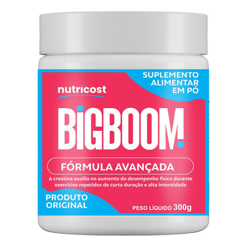 Creatina Bigboom 300g Original - O Mesmo Do Site Oficial Sem Sabor
