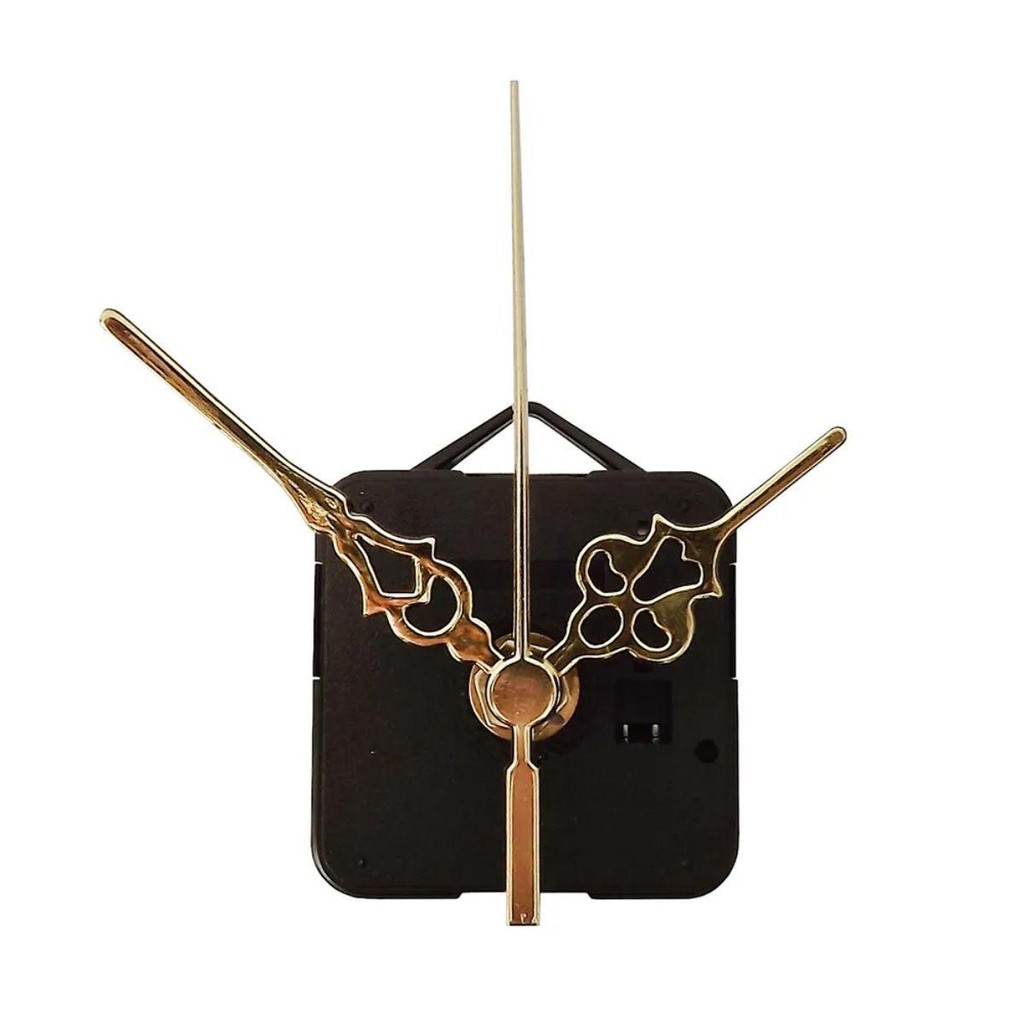 Máquina de Relógio Tic Tac Quartz de Parede 17mm com Ponteiros Colonial 7cm Ouro em Oferta na Shopee