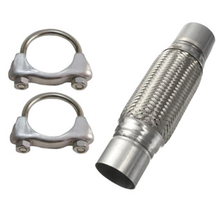 Tubo Flexivel Universal Escapamento 1 7/8 Polegada + 2 Abraçadeiras em Oferta na Shopee