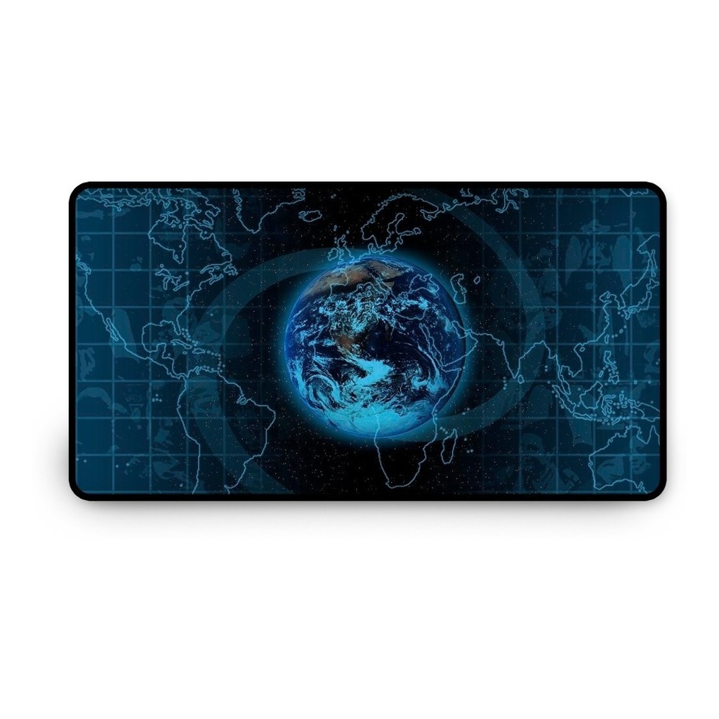Mouse Pad Gamer Speed Extra Grande 65x32cm Mapa Mundi