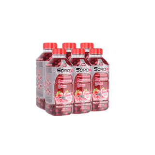 Pack com 6 - Sorox Frutas Vermelhas 550mL em Oferta na Shopee