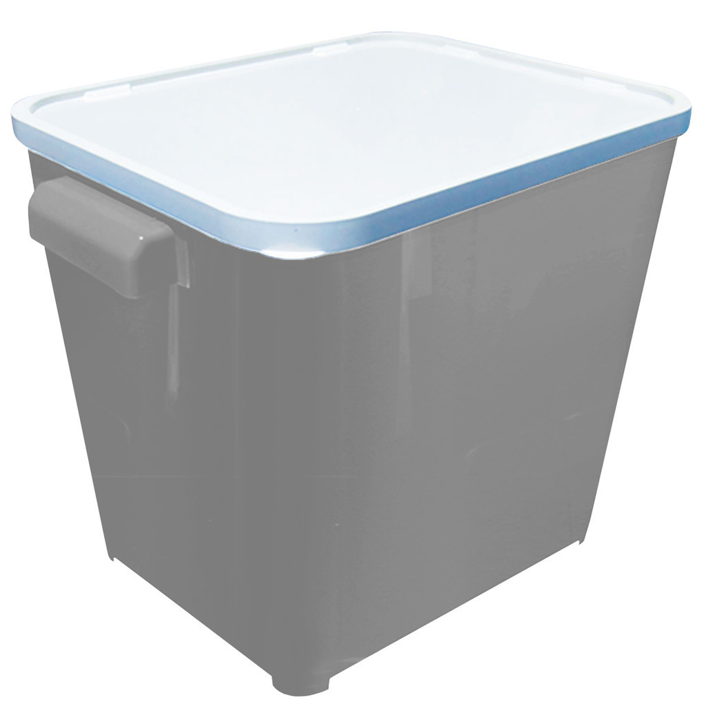 Canister Container 6,0 Kg Porta Ração Conserva Tampa Protege Plástico Cinza Furacão Pet