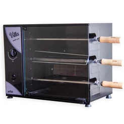 Churrasqueira a Gás Rotativa Arke Vitta 3 Espetos Preto GLP 127V