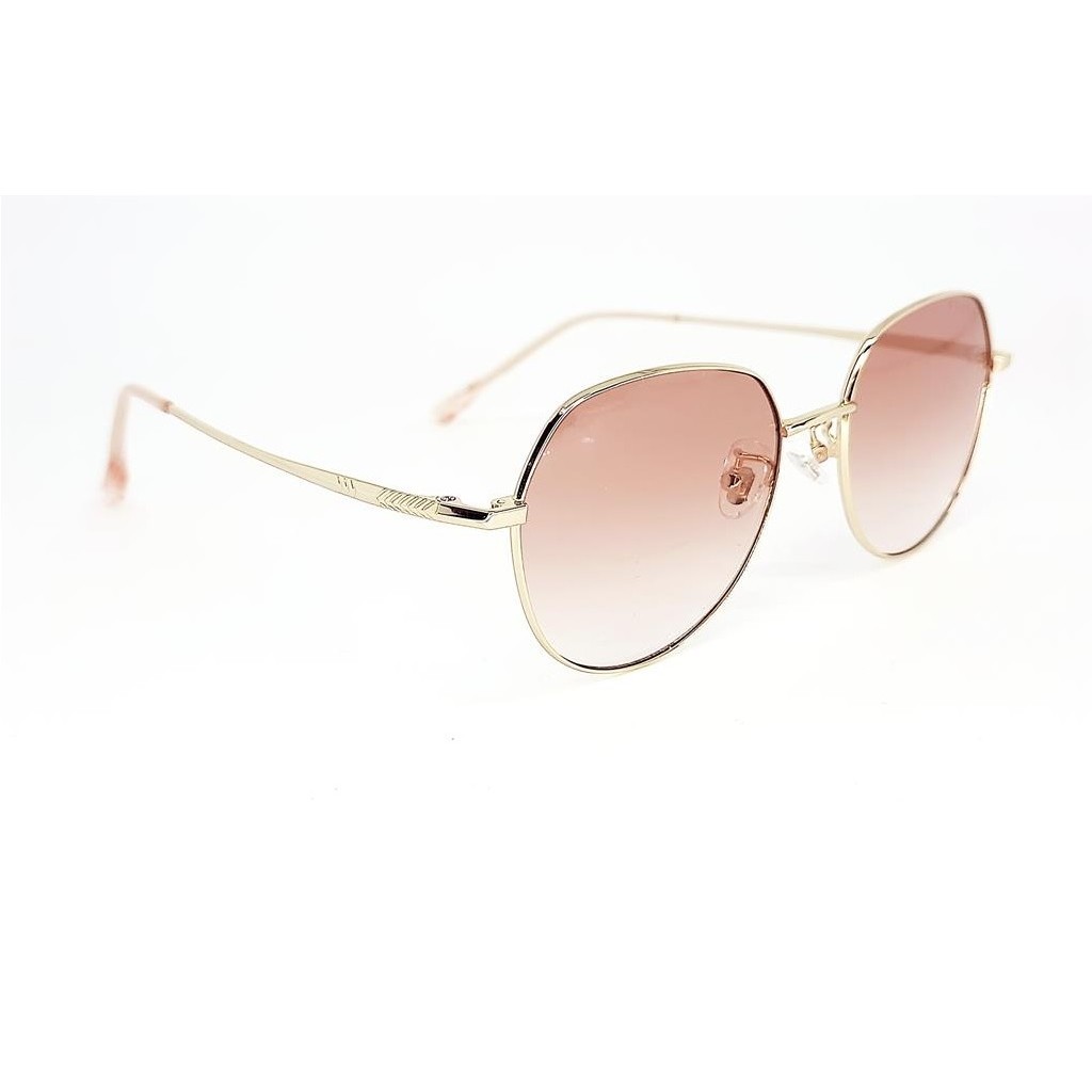 Óculos Solar Evoke Easy Fit 6 04a Dourado Brilho Lente Rosa Degradê