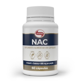 Vitafor - Nac - N-Acetil L-Cisteína, 60 Cápsulas, Branco, 60 Cápsulas em Oferta na Shopee
