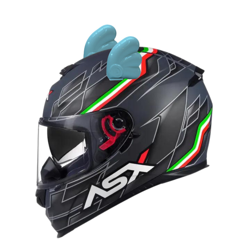 2 Pcs Capacete Da Motocicleta Chifre ASA ASINHA Acessórios De Decoração Headwear chifrinho Malvadão Orelha Coroa Shrek Asa