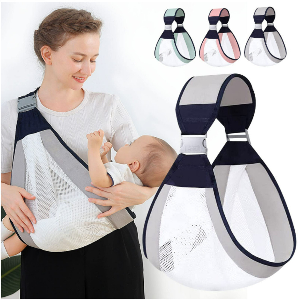 Canguru Envoltório Sling Bebê Um Ombro Ergonômico Portátil Respirável Poliéster Infantil Portador De Viagem Passeio
