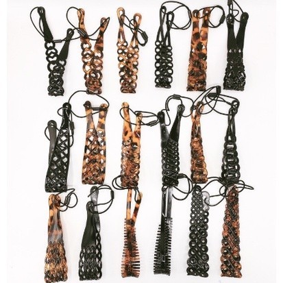 Faixa de Cabelo / Tiara para cabelo Especial para Penteados Elásticos Silicone Anti Derrapante Cabelo