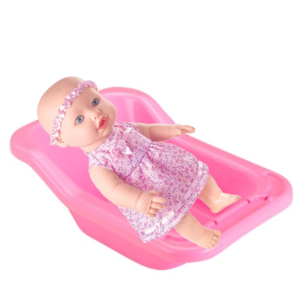 Boneca Sapekinha Faz Xixi De Verdade e Banheira Para Banho