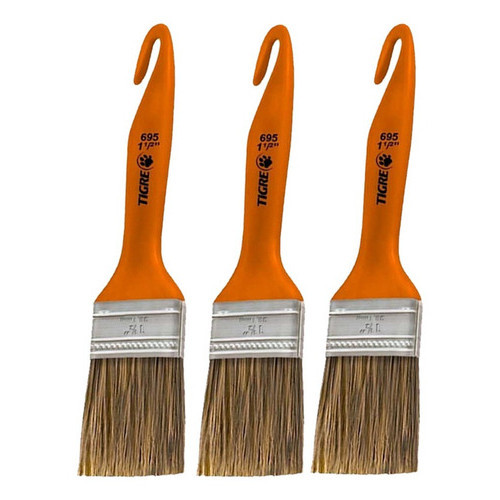 Pincel Trincha Para Pintura 695 1 1/2'' 3 Unidades - Tigre