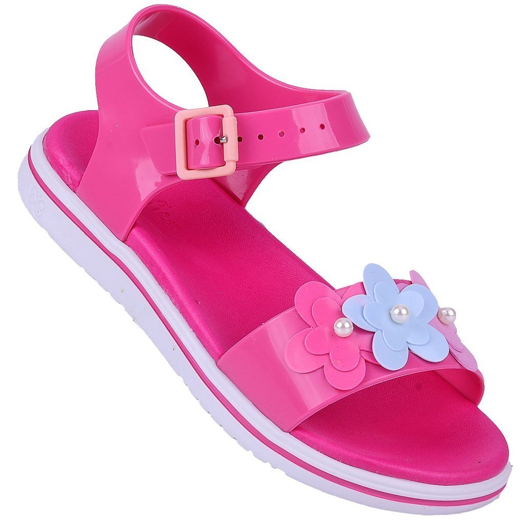 Sandália Papete Infantil Feminina WorldColors Manu - Pink - Baby & Kids Fashion