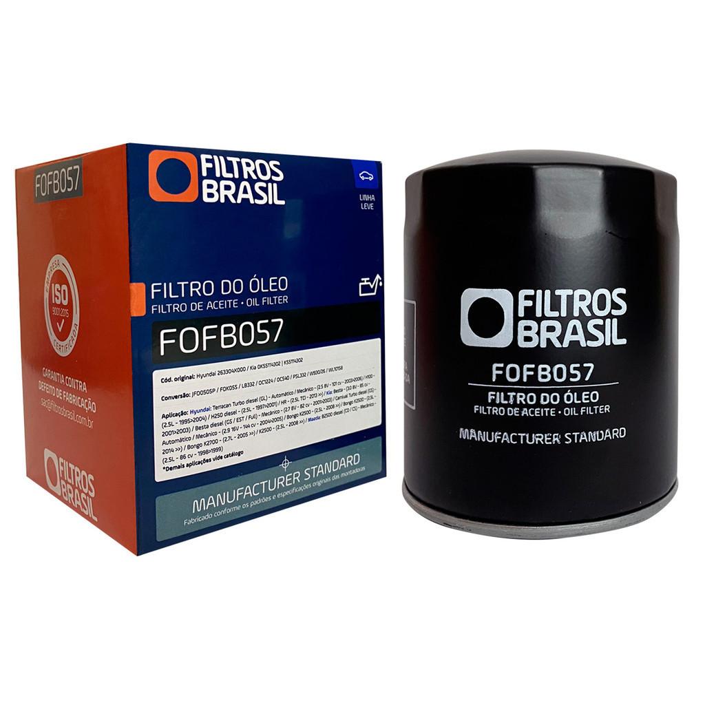 Filtro Oleo para Hyundai HR 2.5L TCI Diesel 2006 a 2012