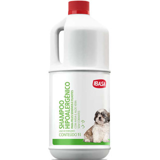 Shampoo Ibasa Hipoalergênico para Cães e Gatos - 1 Litro em Oferta na Shopee