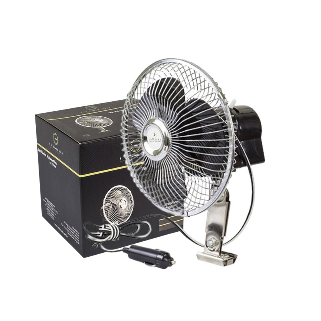 Ventilador Potente Para Carro Caminhão Van Ônibus Metal 8 polegadas 24V Vetor VTOLY2408 em Oferta na Shopee