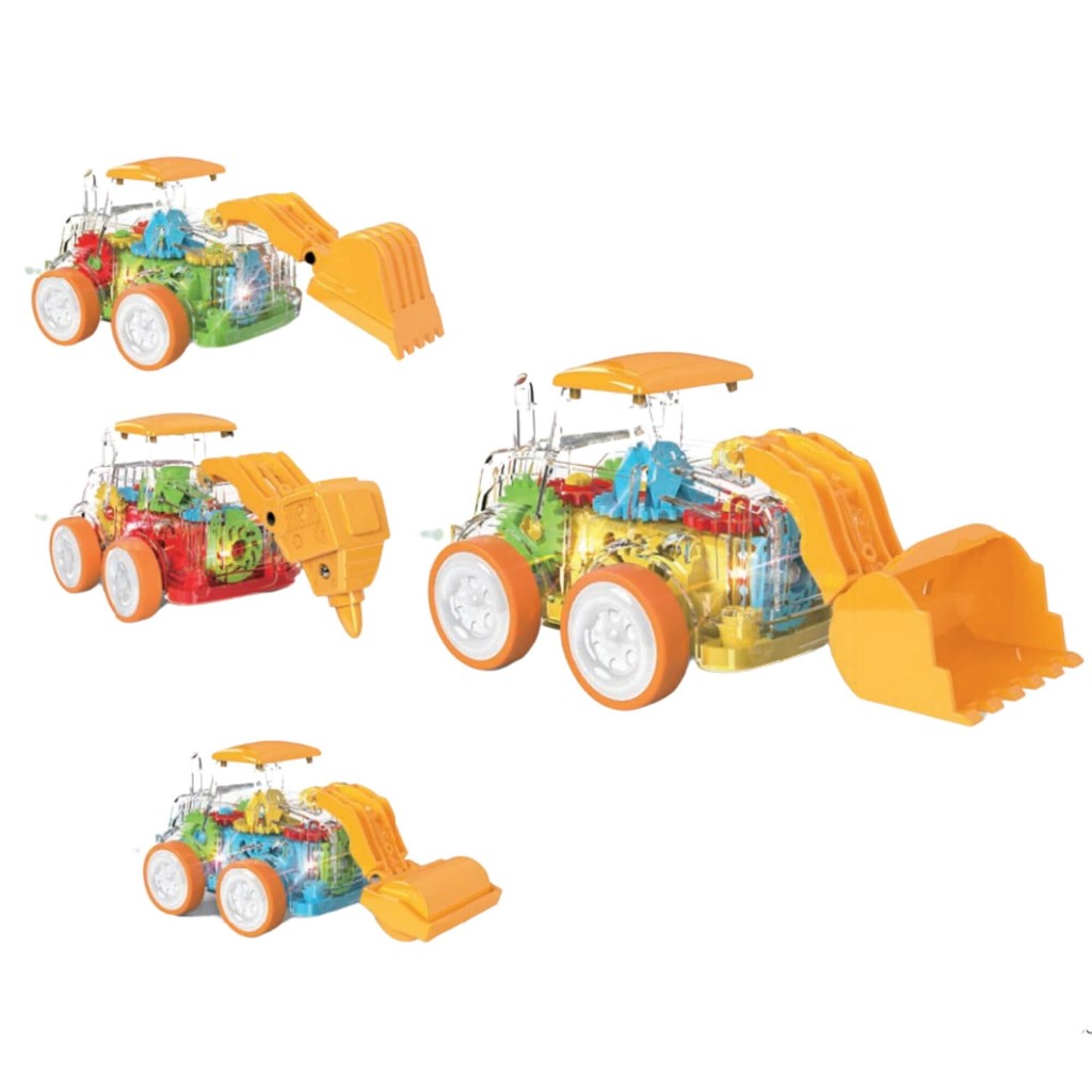 Brinquedo Infantil Carrinho Construção com Engrenagem Sortido e Unitário Coloria - 310407893