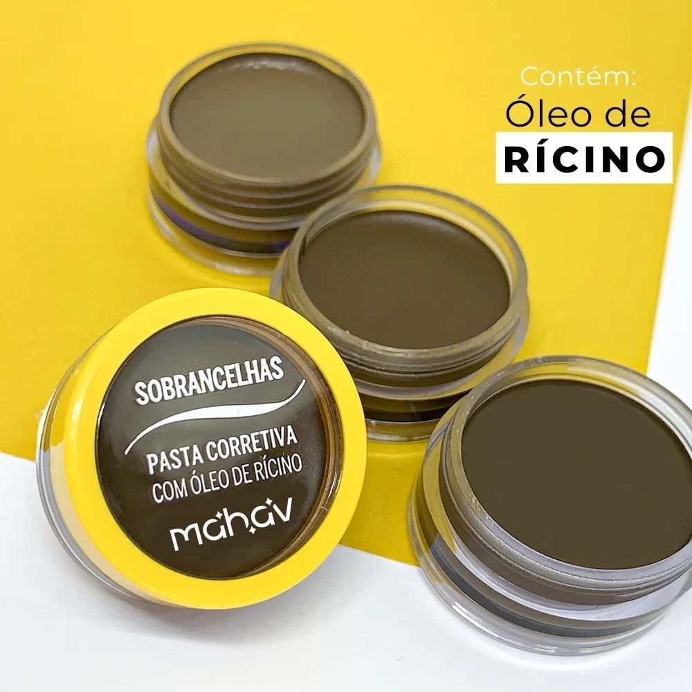 Pasta Corretiva Para Sobrancelhas Mahav em Oferta na Shopee