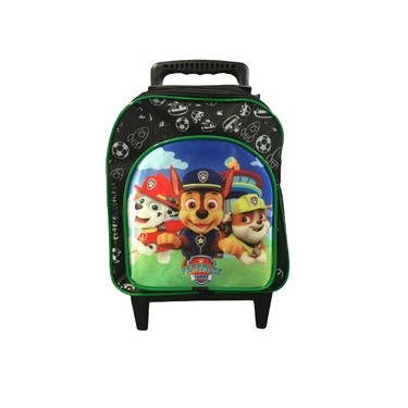 Bolsa Patrulha Canina de Rodinhas Modelo Menino Novo Compacta Dois Ziperes Espaçosa - Preço Promocional 2023