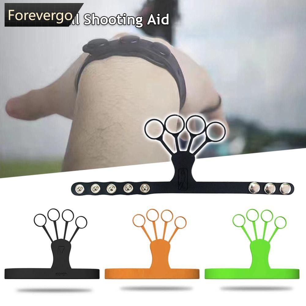 FOREVERGO 1Pc Basquetebol Auxiliar De Tiro Equipamento De Treinamento De Silicone De Corretor Postura Porta Mão D2V9