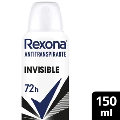 Desodorante Antitranspirante Rexona Feminino Invisible 150ml