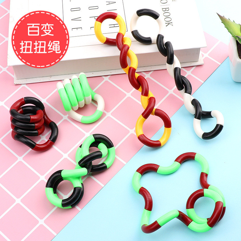 Corda de deformação DIY Step-down Toy Múltiplas Cores Corda Rotativa de Plástico