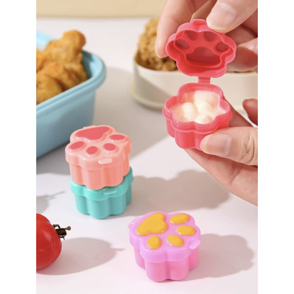 Mini porte molho lancheira infantil marmita / pote potinho animais / bisnaga bisnaguinha ketchup maionese mostarda