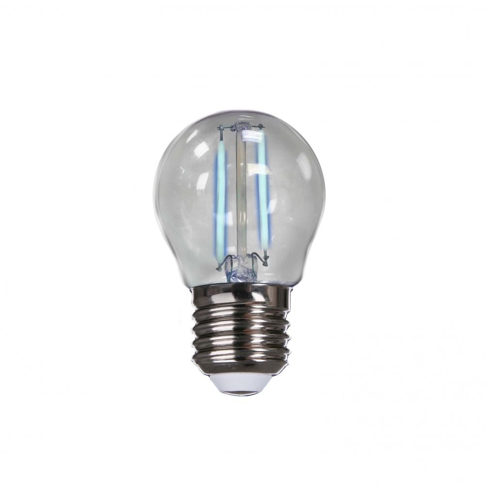 Lampada Filamento LED Bolinha 2W Luz Azul Base E27 Bivolt Avant em Oferta na Shopee