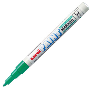 Pincel marcador permanente Paint Marker Verde PX-21 Uni-Paint em Oferta na Shopee