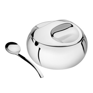 Farinheira / Kit para Farinha Tramontina Service em Aço Inox 2 Peças  - 1,1 L em Oferta na Shopee