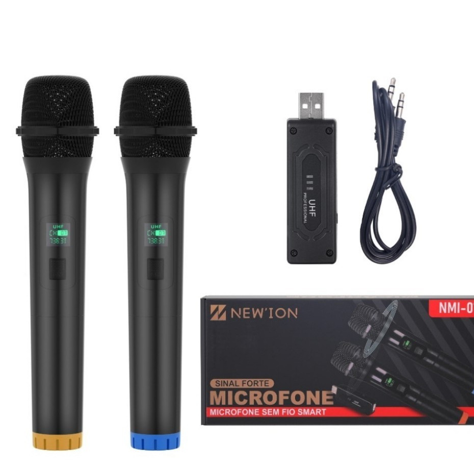 Microfones Sem Fio Sinal Forte Digital Igreja