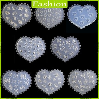 nava Art Mold Silicone Molde Cabochão Decorativo Para Designs Unhas