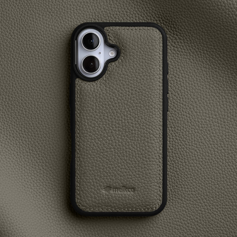 Melkco Capa De Couro De Vaca Para iPhone 16 Plus 15 Pro Max 14Pro Business Soft Edge Protection Telefone À Prova De Choq