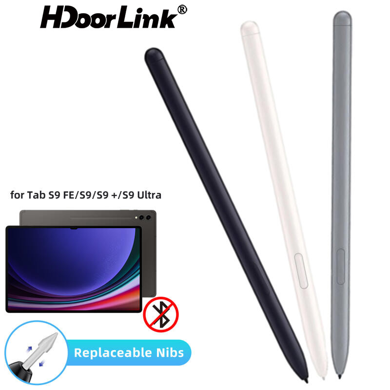 HdoorLink Para Samsung Tab S9/S9 + FE Ultra Caneta Substituição Stylus Tela Tablet Sensível Sem Bluetooth