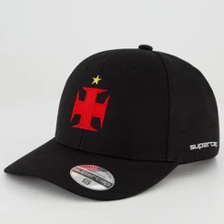 Boné Vasco Escudo Camisas Negras Preto