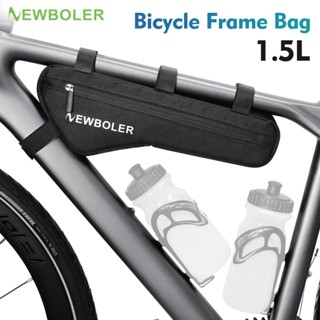 NEWBOLER Bolsa Triangular Para Bicicleta , À Prova D'água , 1.5L , Quadro De Estrada , Tubo Frontal , Acessórios em Oferta na Shopee