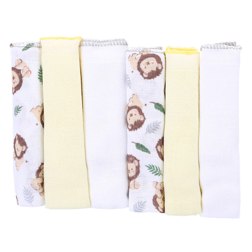 Kit Pano De Boca Bublim Com Festonê - 6 Peças em Oferta na Shopee