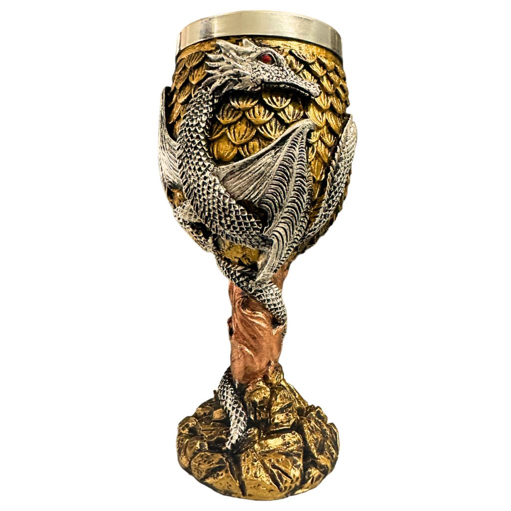 Taça Cálice Vicking Dragão Medieval Nórdico Resina 150 ML em Oferta na Shopee