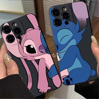 Disney Stitch Anjo Casal Embalagem Para IPhone 16 15 14 Plus 13 12 11 Pro Max Mini X XS XR Bonito Dos Desenhos Animados TPU Silicone Caso De Telefone Macio em Oferta na Shopee