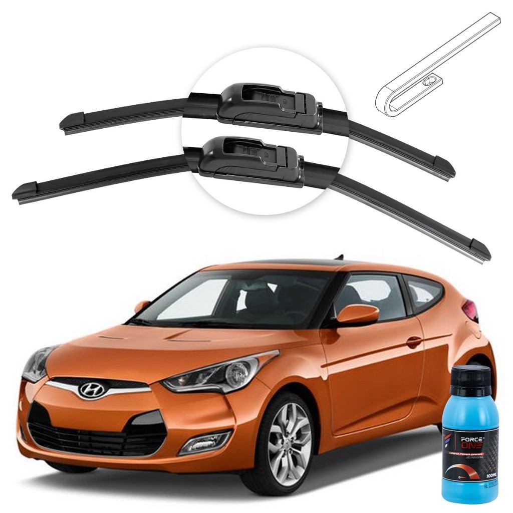 Limpador de Parabrisa Hyundai Veloster ano 11 a 13 Universal em Oferta na Shopee