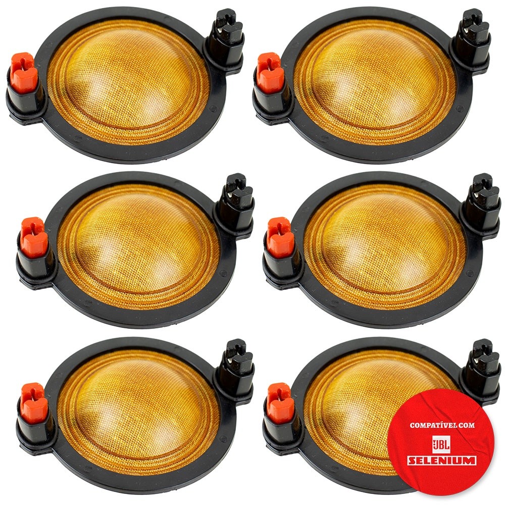 6x Reparo Driver para JBL Selenium D250 Trio Corneta 8 Ohms 100w em Oferta na Shopee