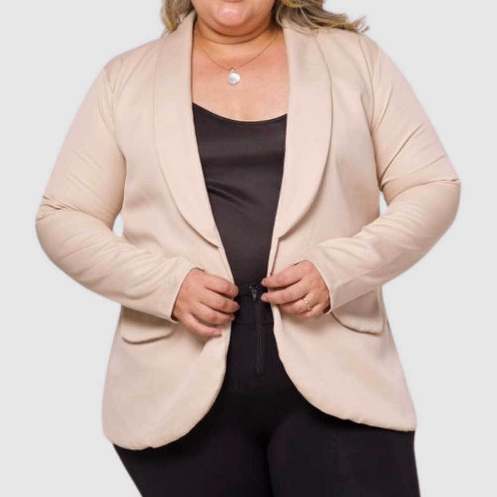 Blazer Gola Xaile Plus Size Alfaiataria Casual GG G1 G2 G3