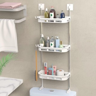 Toalete Prateleira De Banheiro Armazenamento 3 Andares Resistente Multiuso Rack Parede em Oferta na Shopee