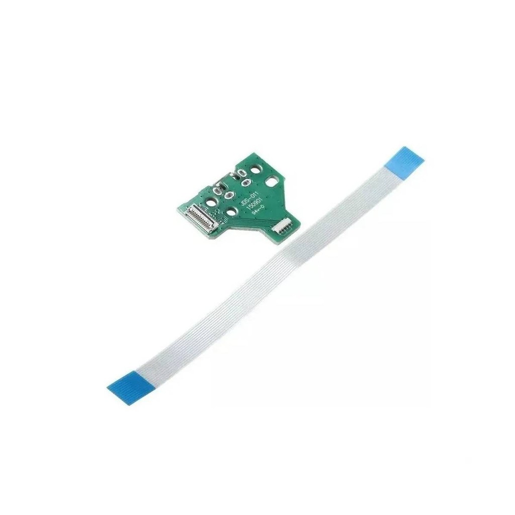 Placa Usb Jds/Jdm 011 com Flat/Flex 12 Vias para Carregamento Compatível com o Controle de PlayStation 4 PS4