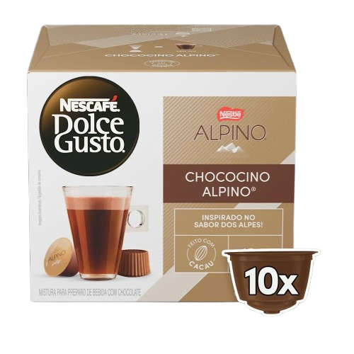Cápsula Chococino Alpino Com 10 unidades Dolce Gusto 178g