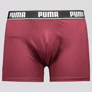 Cueca Puma Boxer Cotton Bordô em Oferta na Shopee