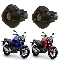 Kit Par Peso Tampa Guidão Terminação Manopla Fazer Fz15 2023 2024