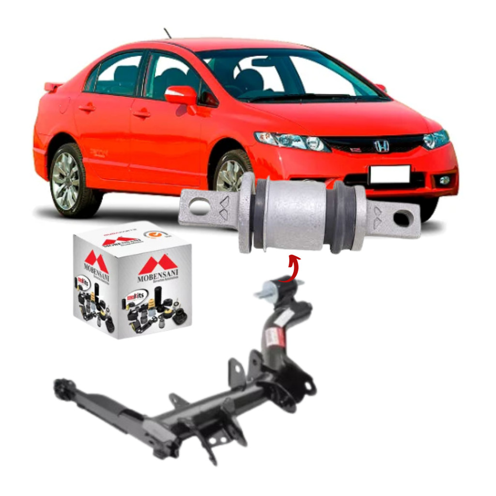 BUCHA EIXO FACÃO BANDEJA SUSPENSÃO TRASEIRA NEW CIVIC G8 G9 2006 A 2016