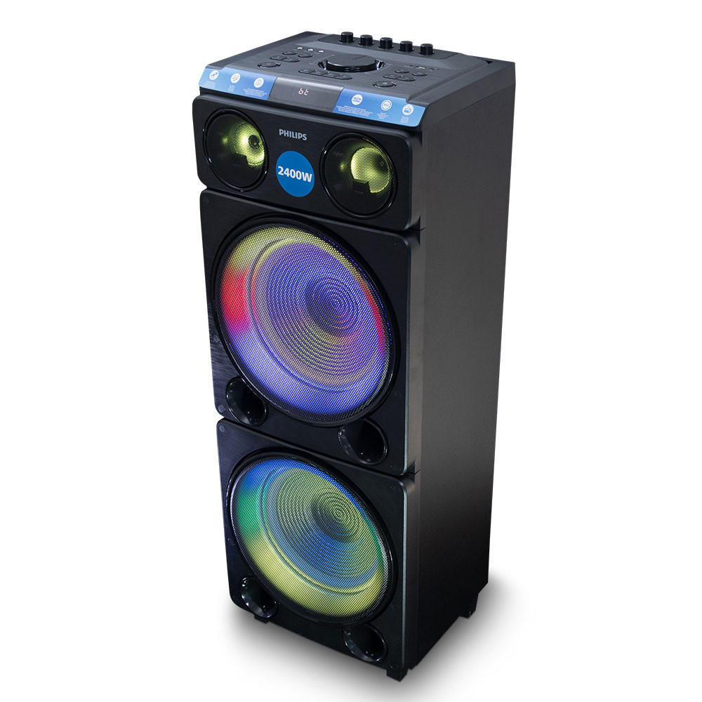Caixa de Som TAX5509/78 2400W LED Bluetooth Philips em Oferta na Shopee