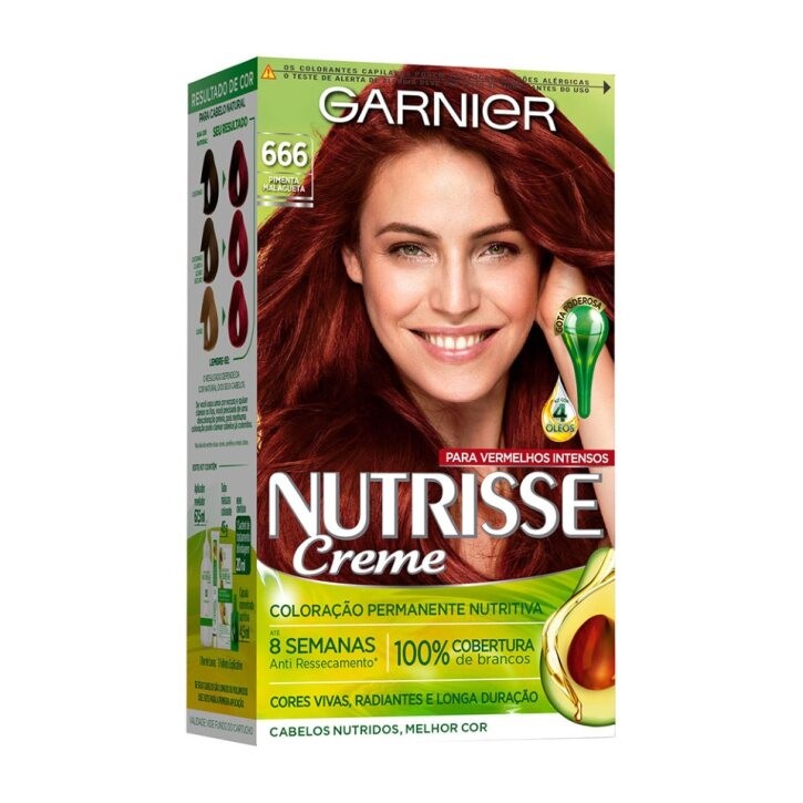 Tintura Nutrisse Creme Pimenta Malagueta 666 - Beauty
